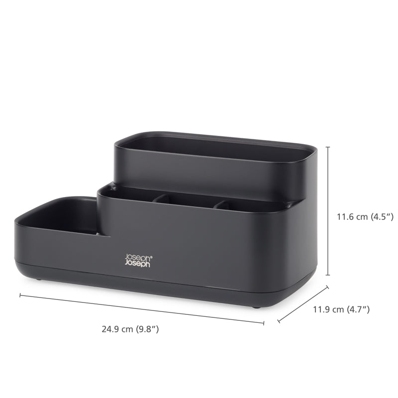 Joseph Joseph - EasyStore™ Bathroom Caddy - Matte Black