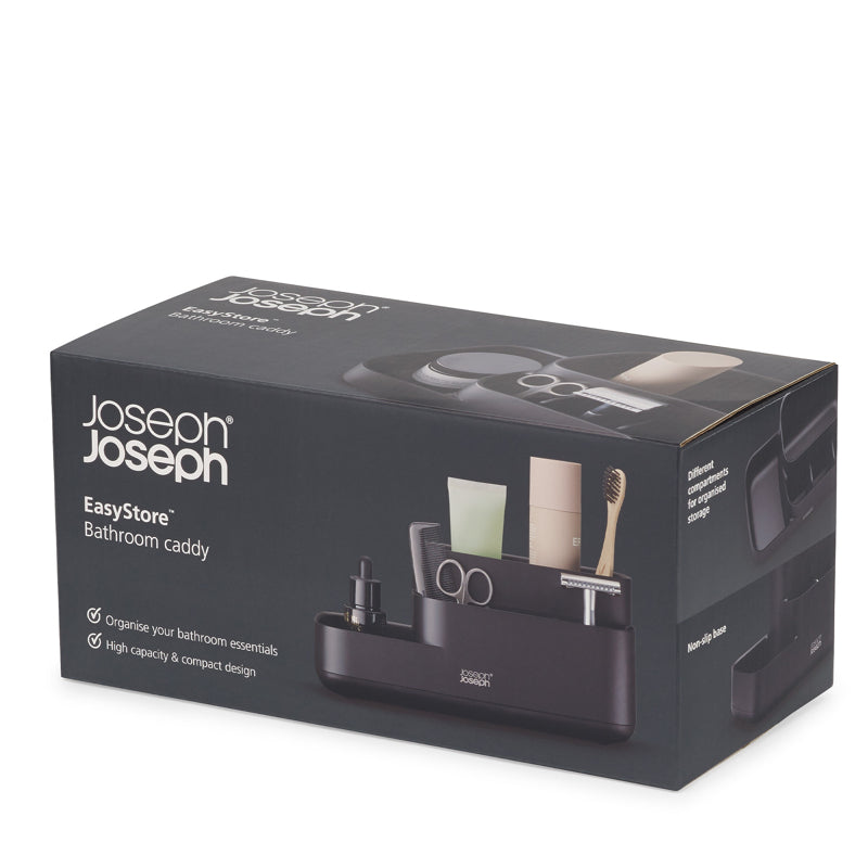 Joseph Joseph - EasyStore™ Bathroom Caddy - Matte Black