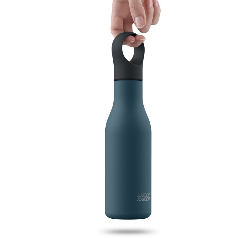 Joseph Joseph - Loop™ Insulated Water Bottle - Blue | 500 mL / 17 fl oz