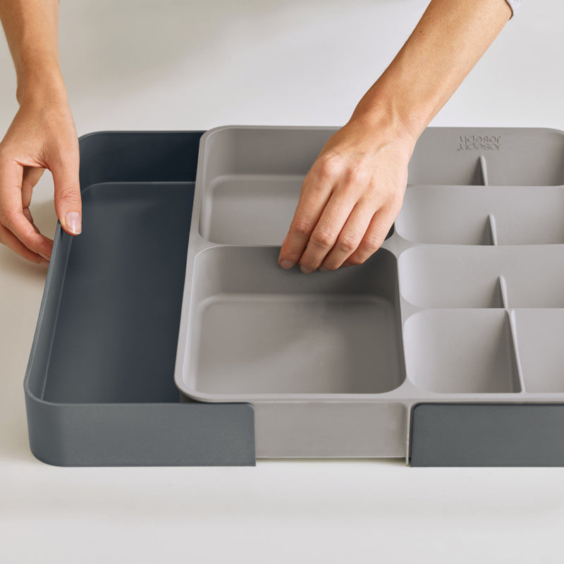 Joseph Joseph - DrawerStore™ Expanding Cutlery & Gadget Organizer | 39.5 × 31.5 × 5.5 cm / 15.6 × 12.4 × 2.2 in