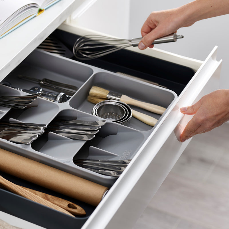 Joseph Joseph - DrawerStore™ Expanding Cutlery & Gadget Organizer | 39.5 × 31.5 × 5.5 cm / 15.6 × 12.4 × 2.2 in