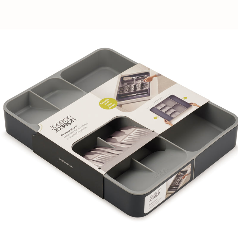 Joseph Joseph - DrawerStore™ Expanding Cutlery & Gadget Organizer | 39.5 × 31.5 × 5.5 cm / 15.6 × 12.4 × 2.2 in