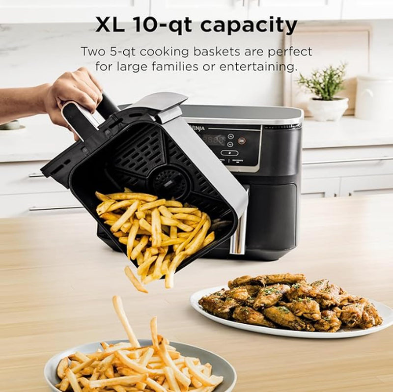 Ninja – Foodi DualZone XL DZ302C Air Fryer – Black – product image 3