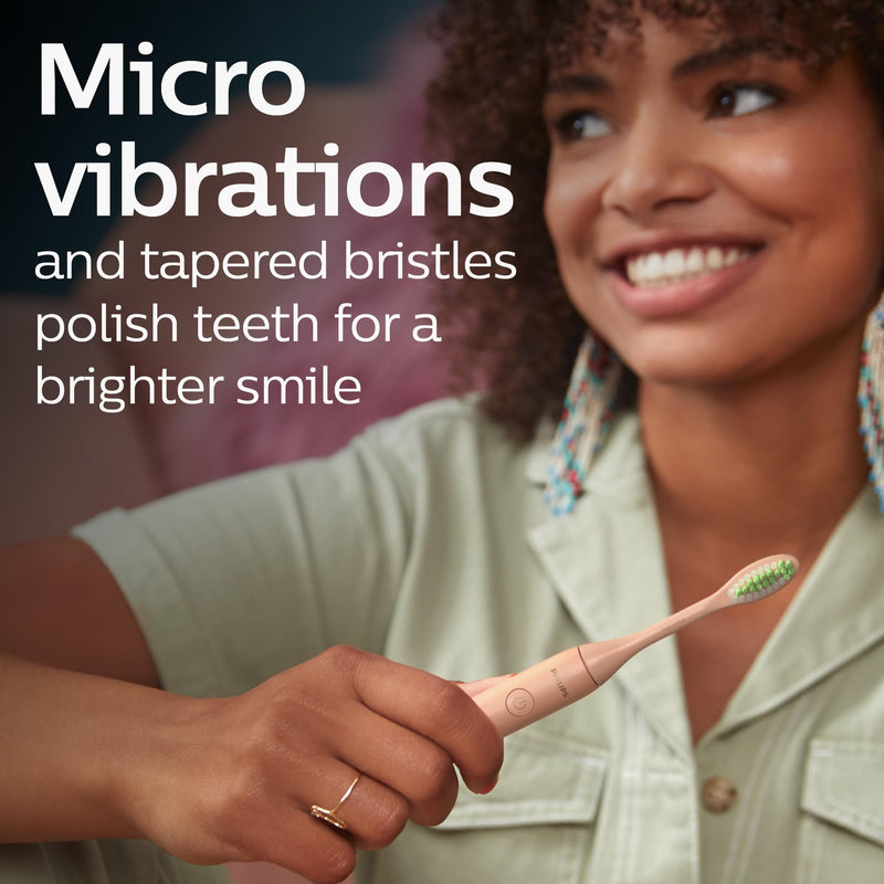 Philips One by Sonicare Rechargeable Toothbrush HY1200/25, Champagne
