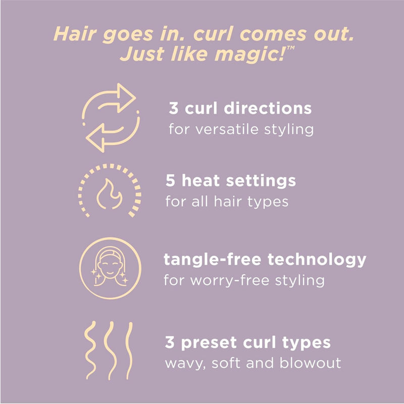 Conair Curl Secret CD1032C 1.25 in Auto Curler, Blue