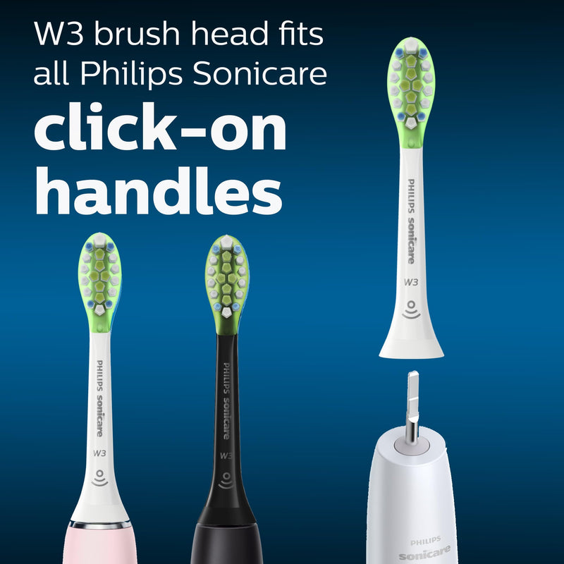 Philips Sonicare W3 Whitening Heads HX9062/65, White, 2 Pack