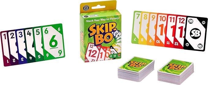 SKIP-BO - Jeu de cartes (Nouvelle version)