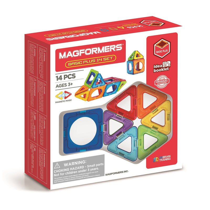 Magformers Basic Plus 14-Piece Set – retail packaging