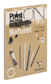 Clairefontaine Paint’On Natural mixed-media pad, A3, 30 sheets