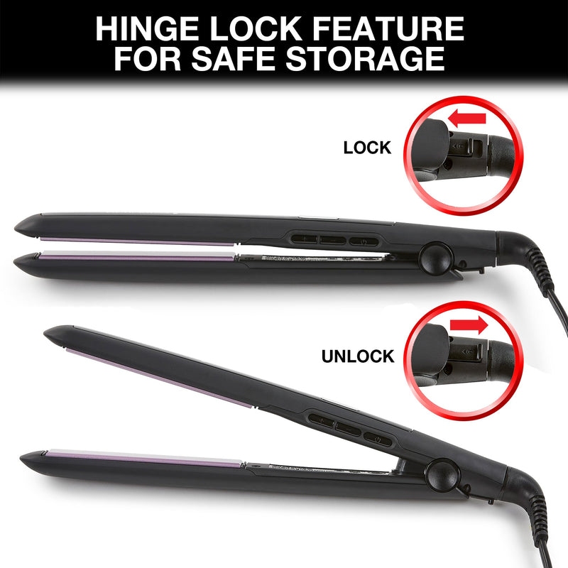Remington Anti-Static Flat Iron S5500, 1 in., Purple