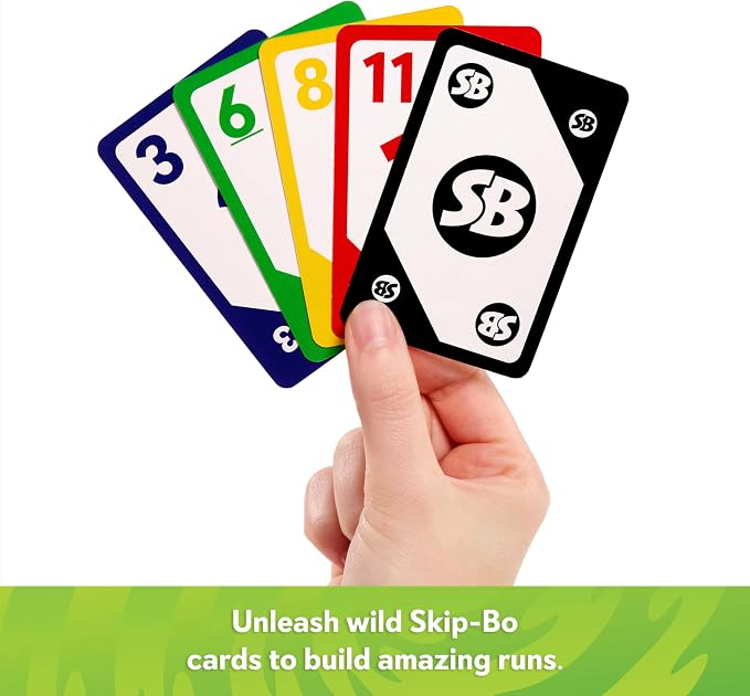 SKIP-BO - Jeu de cartes (Nouvelle version)