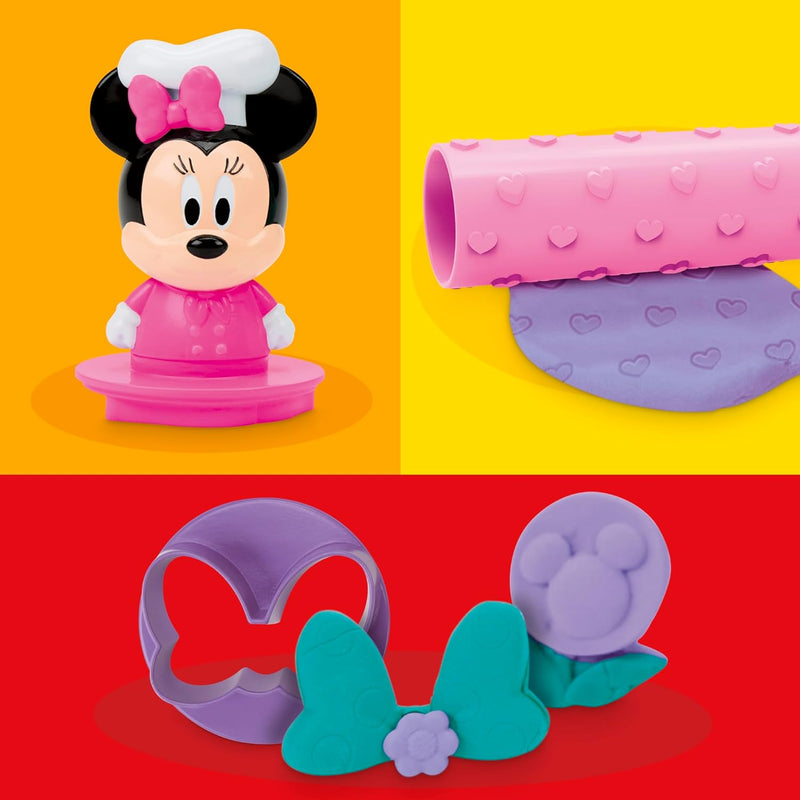 Play-Doh Minnie On the Go Bakery figure and tools
