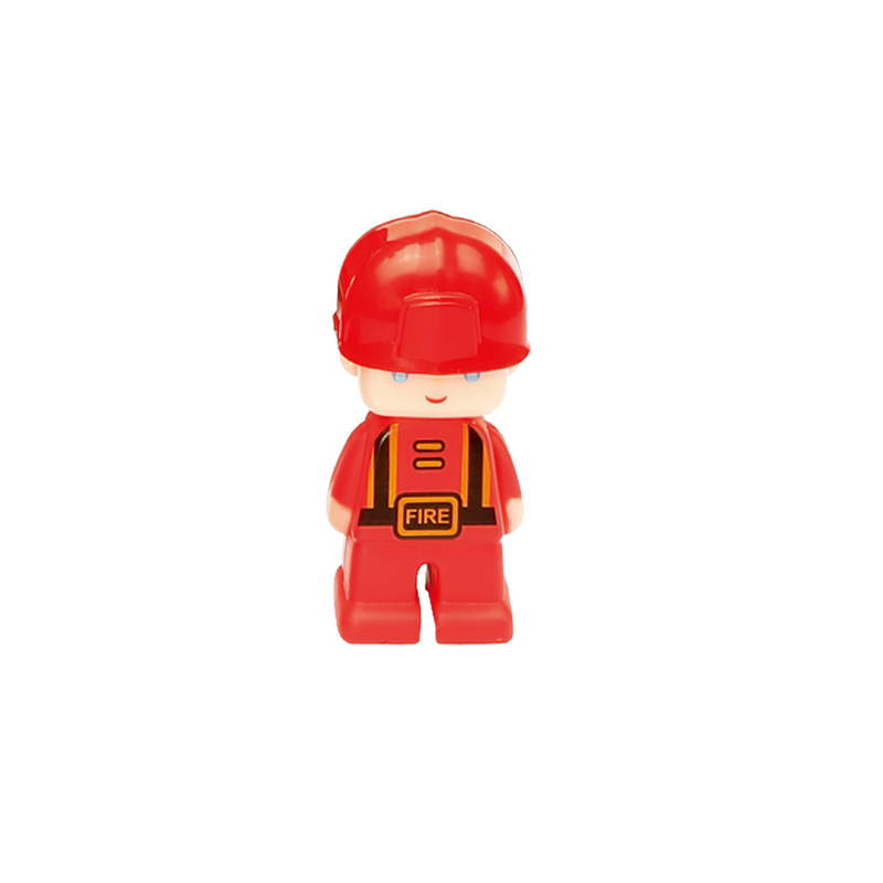 Magformers Amazing Rescue 50-Piece Set – firefighter figure