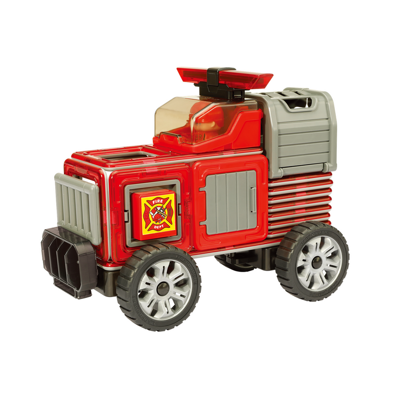 Magformers Amazing Rescue 50-Piece Set – rescue vehicle model