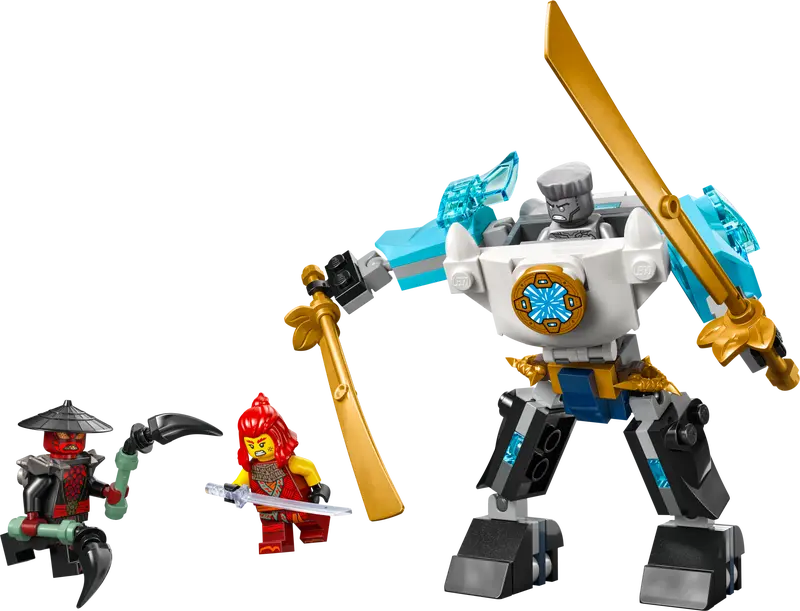 LEGO - 71827 - NINJAGO - L'armure de combat robotisée de Zane - 92 pièces