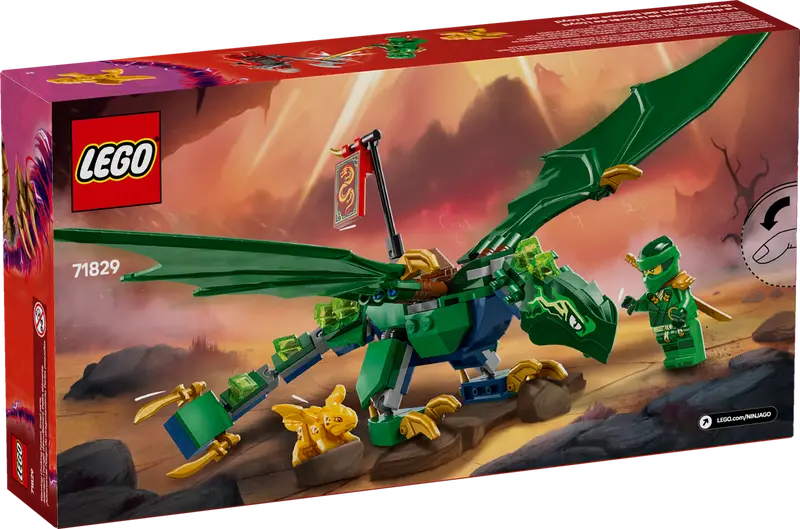 LEGO - 71829 - NINJAGO - Lloyd's Green Forest Dragon - 128pcs