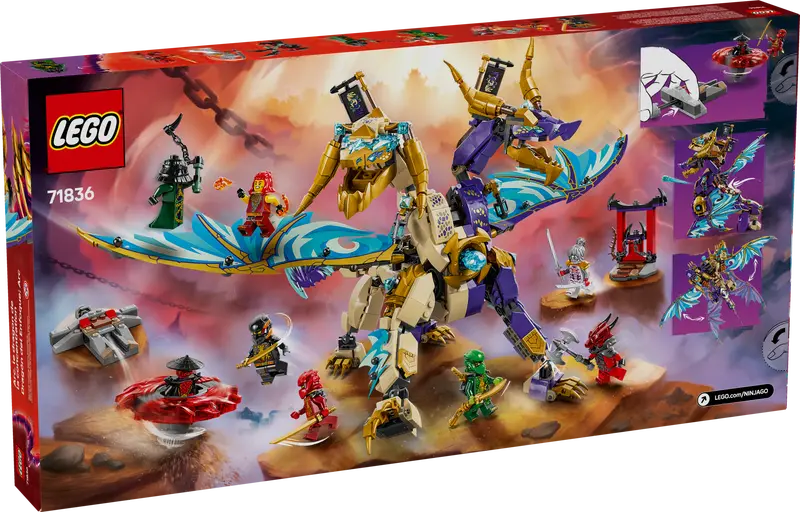 LEGO - 71836 - NINJAGO - Arc Dragon de la Concentration - 869 pièces