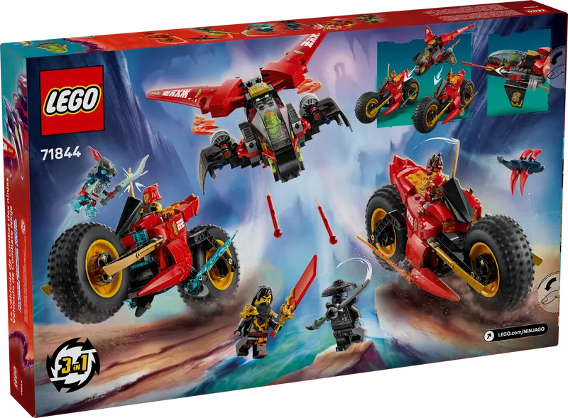 LEGO - 71844 - NINJAGO - Véhicule de combat ninja - 561 pièces