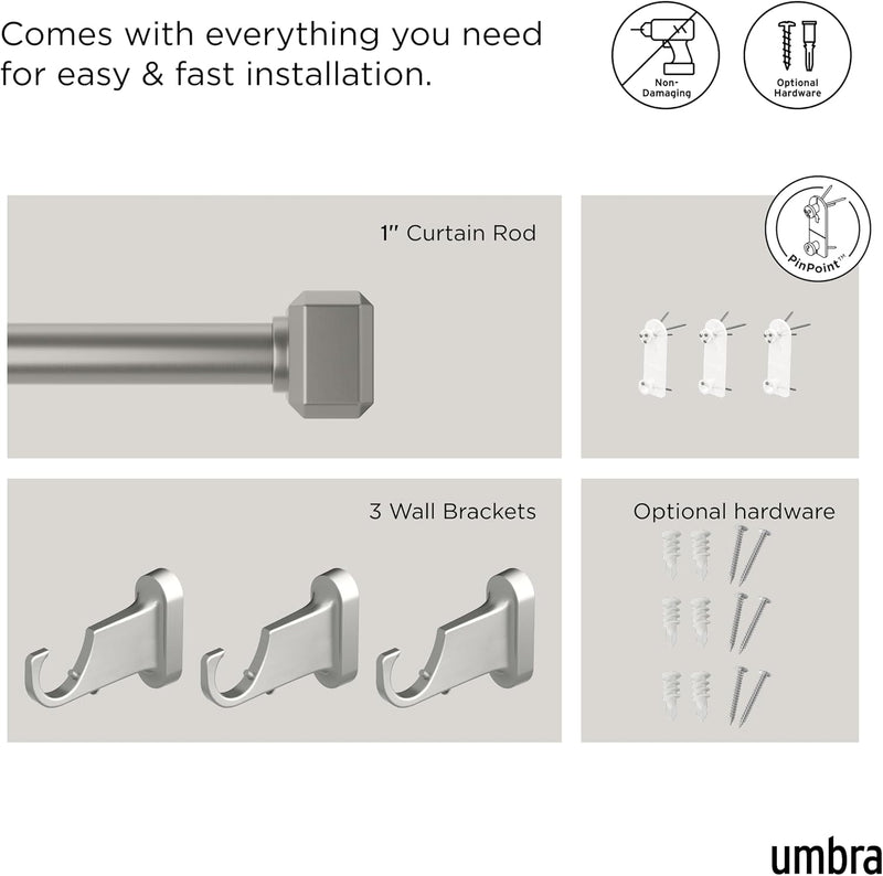Geo Pinpoint Curtain Rod