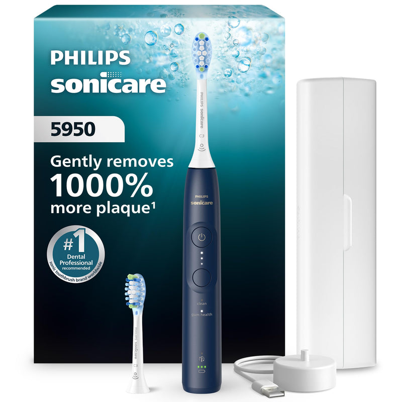Philips Sonicare 5950 Electric Toothbrush HX7133/03, Blue