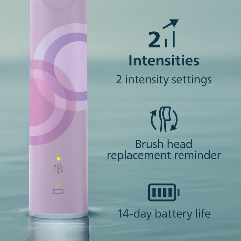 Philips Sonicare 4100 Electric Toothbrush HX3689/24, Lush Lilac