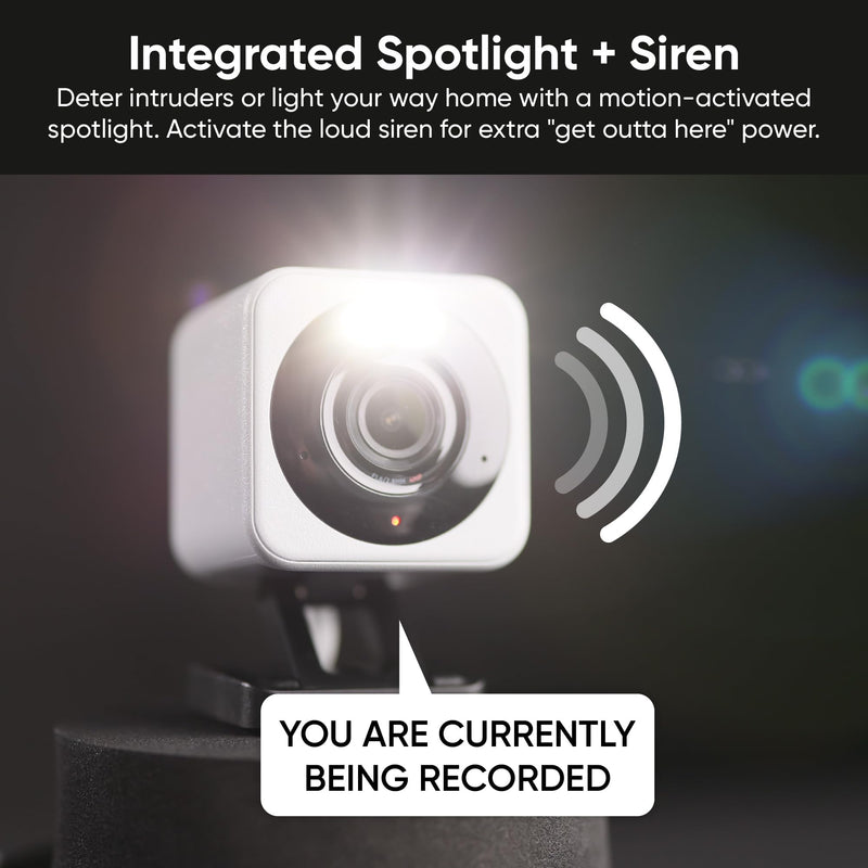 Wyze Cam v4 Security Cameras WYZEC4BKX2, Black, 2 Pack