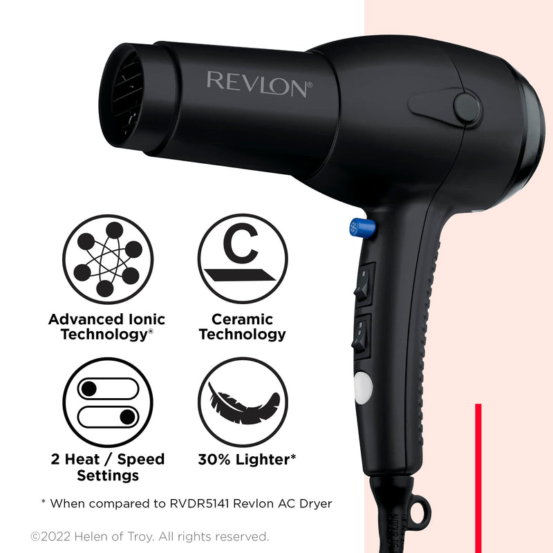 Revlon Ionic Hair Dryer RV544FBLK, Black