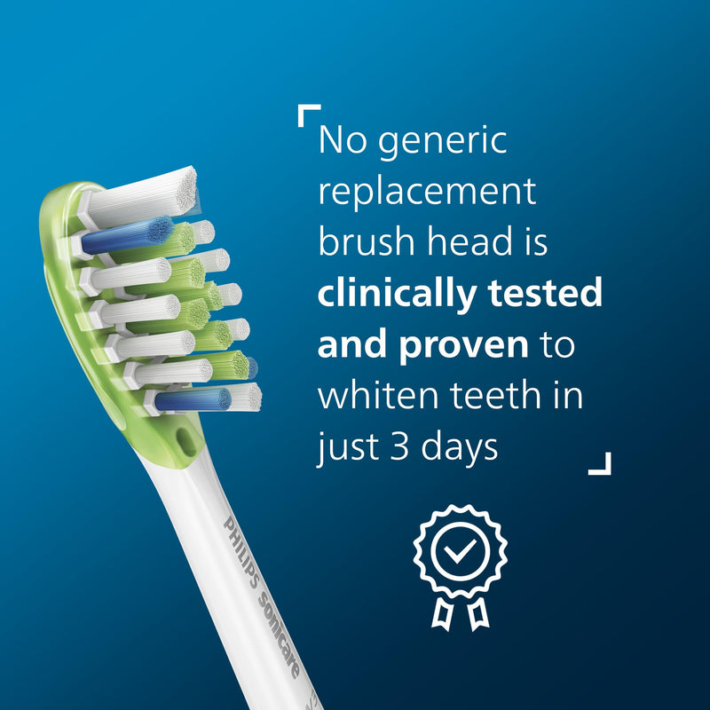 Philips Sonicare W3 Whitening Heads HX9062/65, White, 2 Pack
