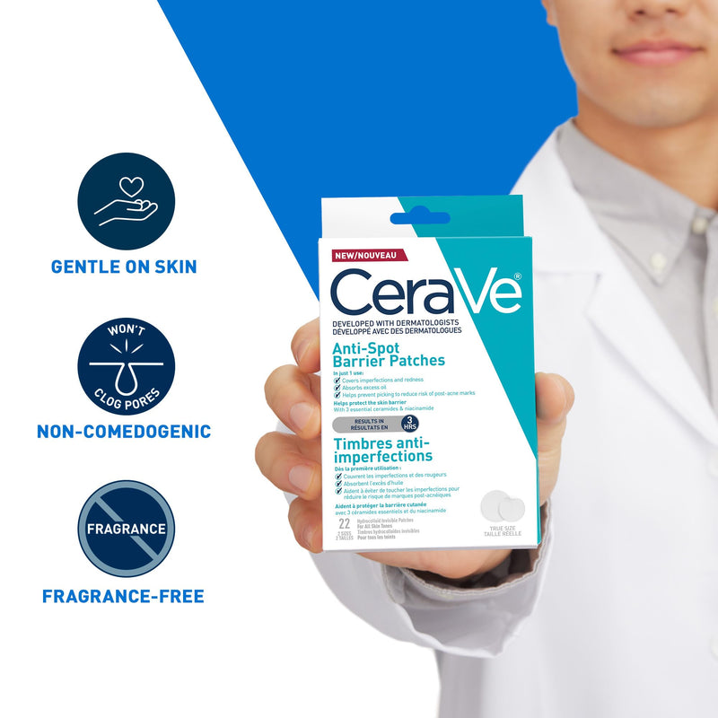 CeraVe - Spot Barrier Hydrocolloid Patches - 22 Count