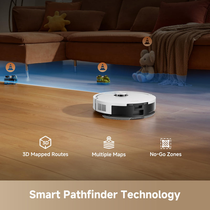 Dreame D20 Air Plus RLF41GD Robot Vacuum and Mop, White