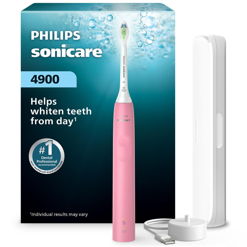 Philips Sonicare 4900 Electric Toothbrush HX3683/36, Pink