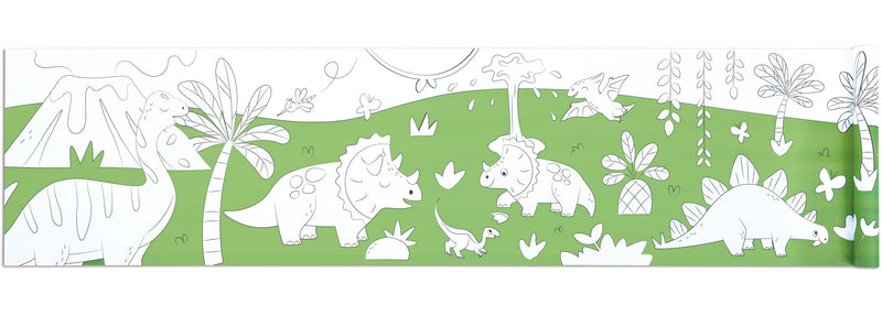 Hape - Rouleau de papier à colorier Dinosaures