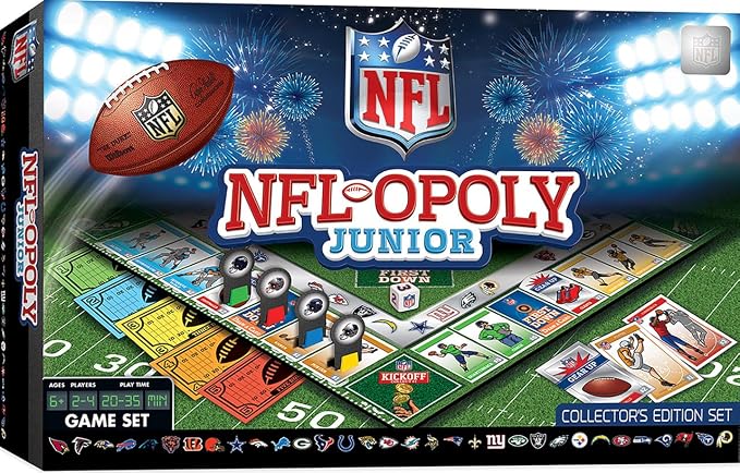 MasterPieces - NFL - Jeu de société Junior Opoly