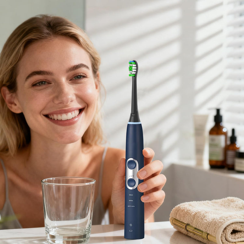 KHBD - Replacement Brush Heads for Select Philips Sonicare - Black