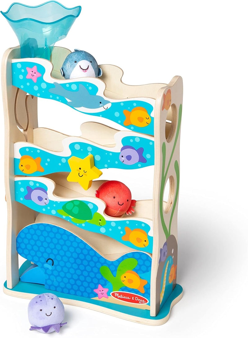 Melissa & Doug - Circuit à billes roulantes Océan en bois