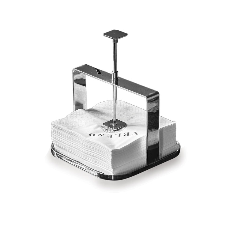 Mepra - Stile by Pininfarina Napkin Holder - 5.9"W x 5.9"D - Mirror