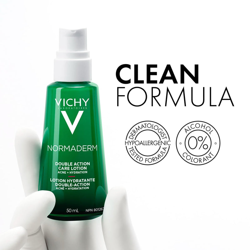 Vichy Normaderm Double-Action Face Moisturizer, 50 mL