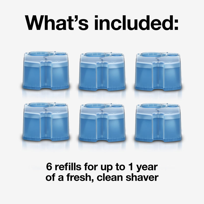 Braun Clean & Renew CCR Cleaning Cartridges, 6 Pack