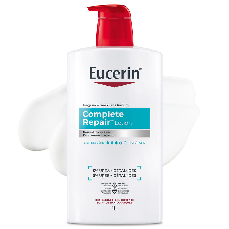 Eucerin Complete Repair Moisturizing Lotion 5% Urea, 1 L