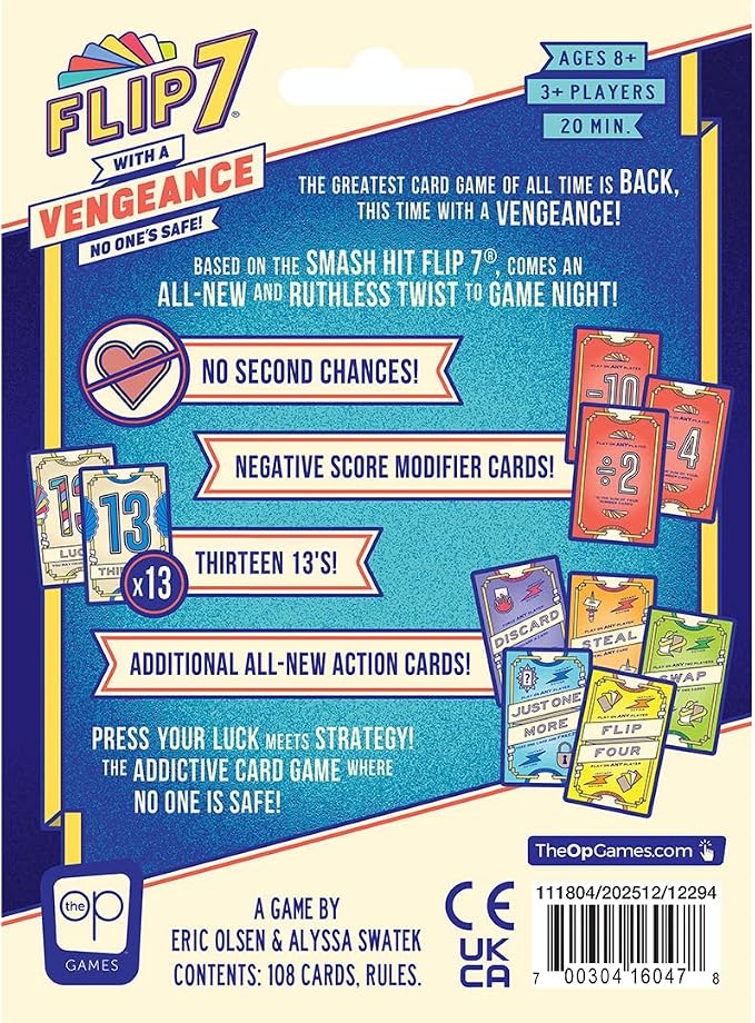 USAopoly - FLIP 7 : UNE VENGEANCE S'ABATTRA