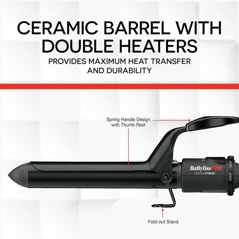 BaBylissPRO - Ceramix Xtreme Curling Iron (BABC100SNC) - 1 in