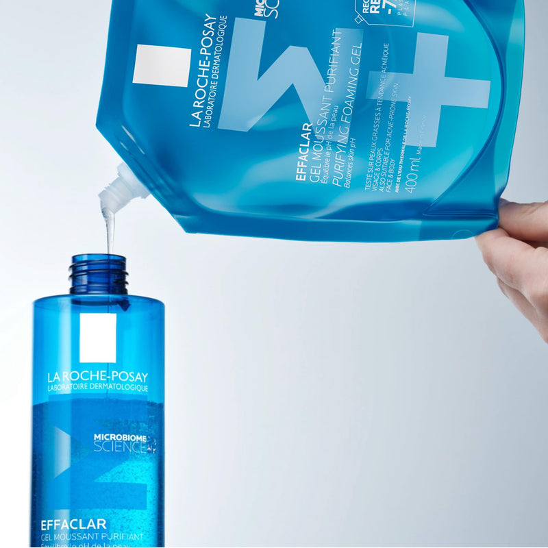 La Roche-Posay - Effaclar Purifying Foaming Gel Refill - 400 mL