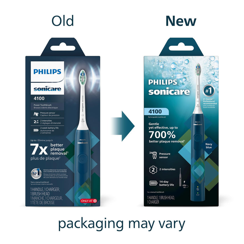 Philips Sonicare 4100 Electric Toothbrush HX3689/22, Malibu