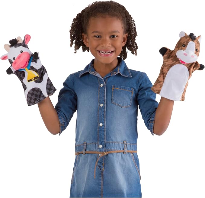 Melissa & Doug - Marionnettes à main Animaux de la ferme