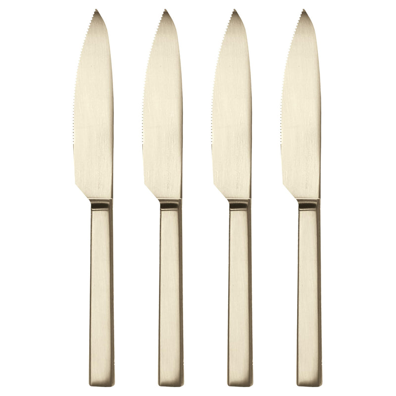 Mepra - Stile Ice Champagne - 4-Piece Steak Knives Set