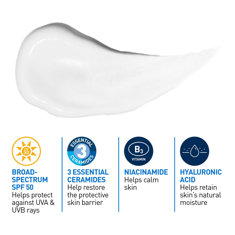 CeraVe - AM Facial Moisturizing Lotion - SPF 50 - 89 mL