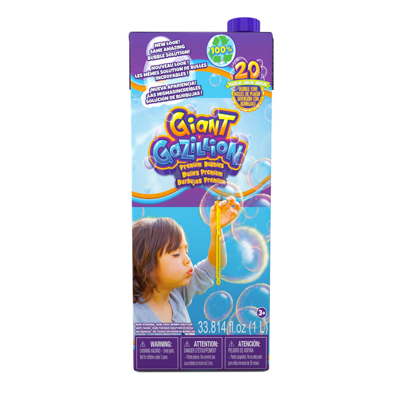 Gazillion - 1 L de solution à bulles géantes