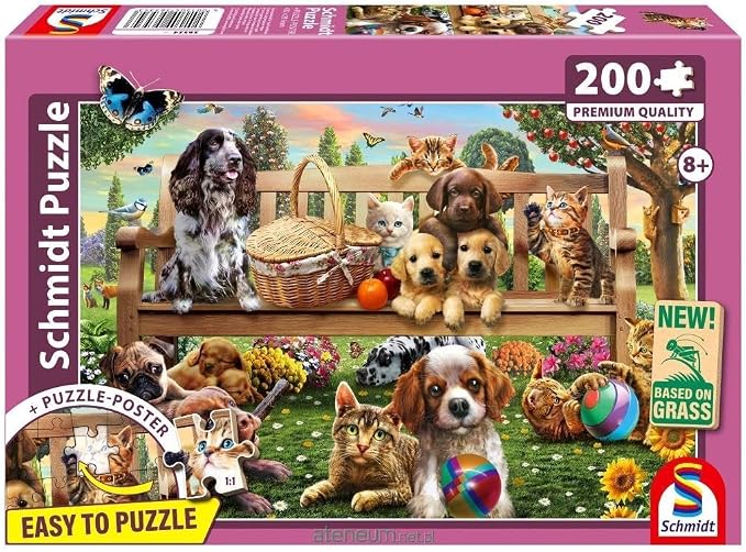 Schmidt Spiele - 200-Piece Puzzle - Animal Picnic