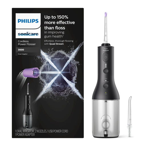 Philips Sonicare Power Flosser 3000 HX3826/23, Black