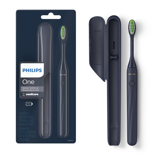 Philips One by Sonicare Battery Toothbrush HY1100/04, Midnight